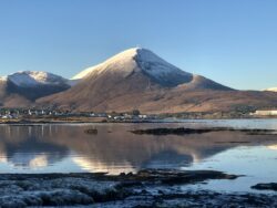 Beinn na Caillich over Broadford, Skye