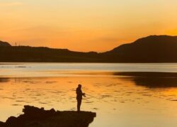 Fishing in Broadford Bay, Skye